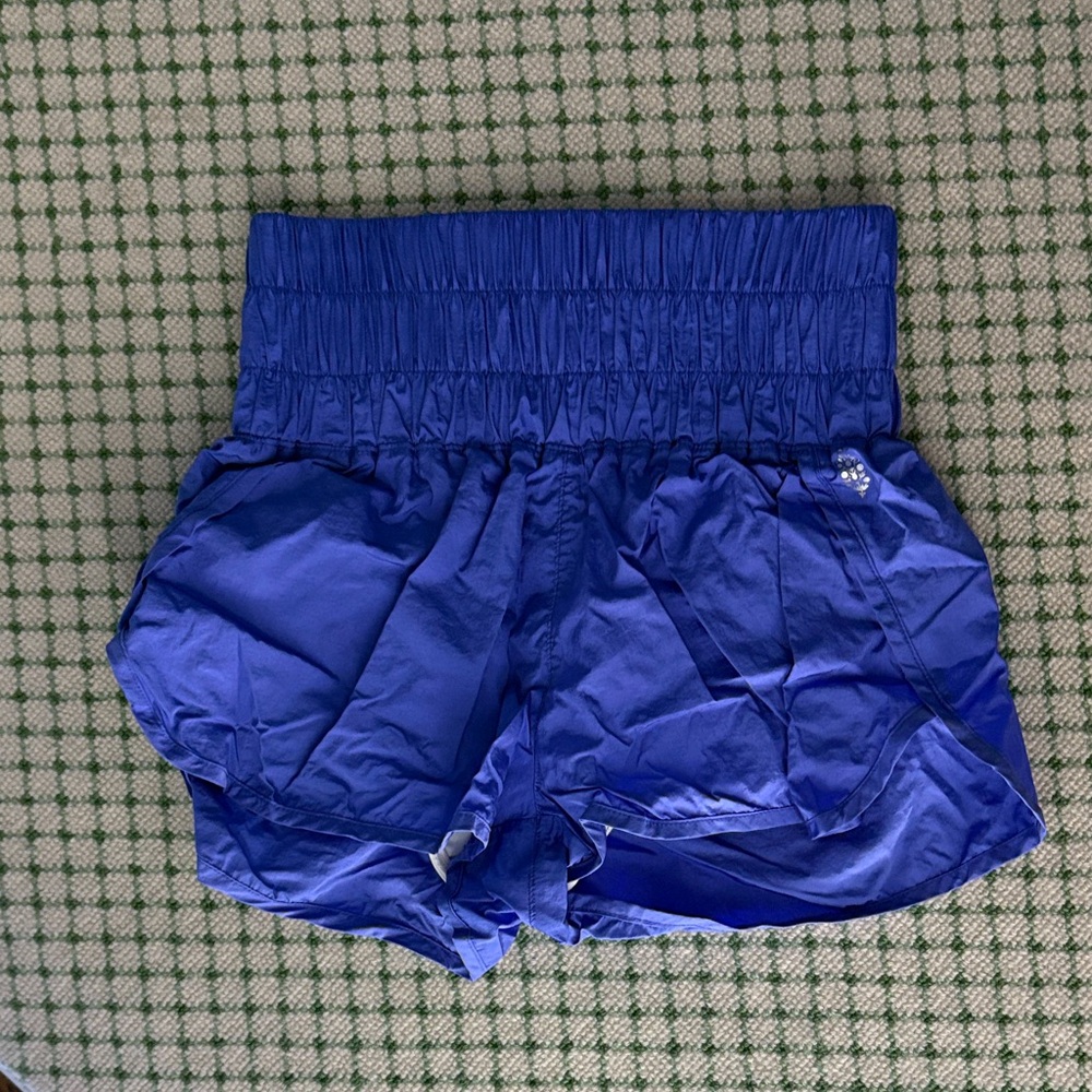 Free People Indigo The Way Home AthleticShorts